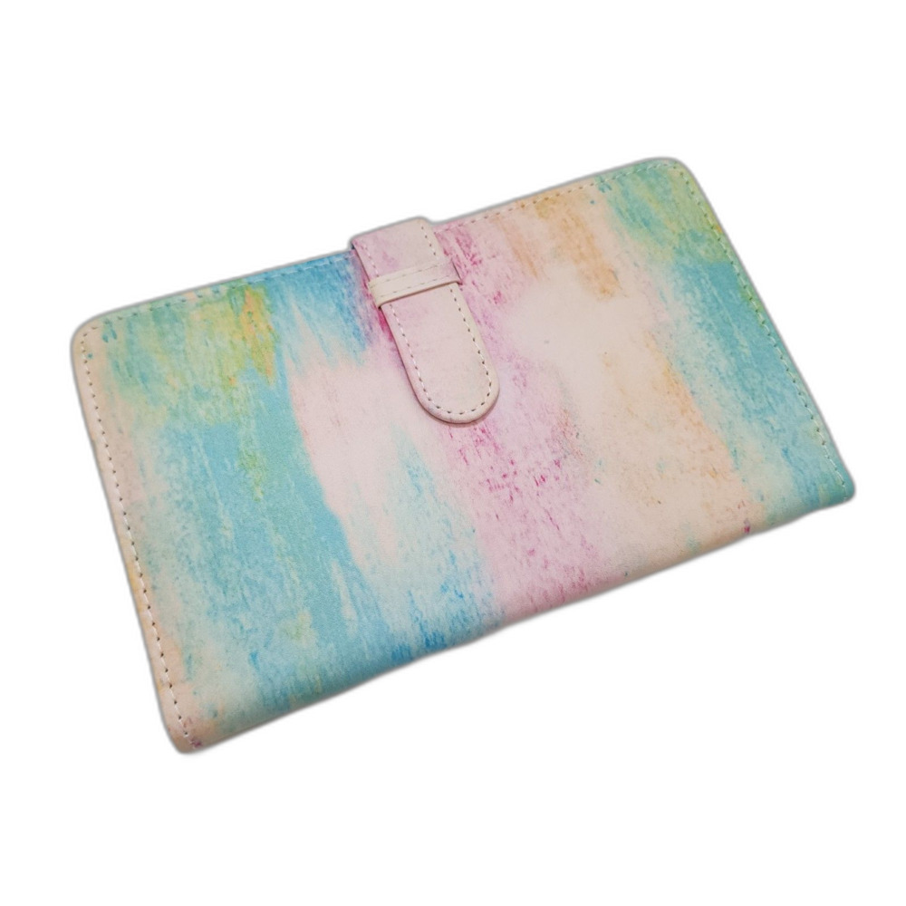 Colorful Picture Photo Mini Album PU Wallet Organizer